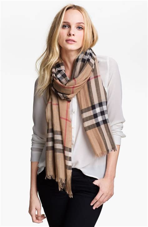 burberry schal giant check|burberry silk scarf.